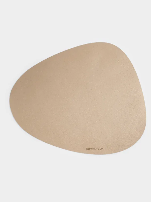 Napkin for appliances, 37x45 cm, PVC, curly, golden beige, Rock, image-0