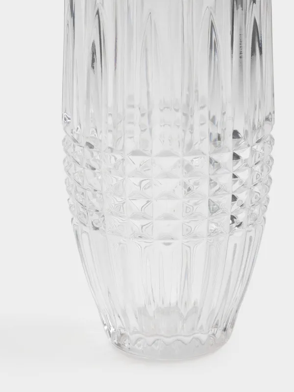 Flower vase, 30 cm, glass, Ribedic, image-2