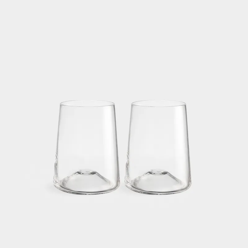 Glass, 10 cm, 360 ml, 2 pcs, glass, Savelli