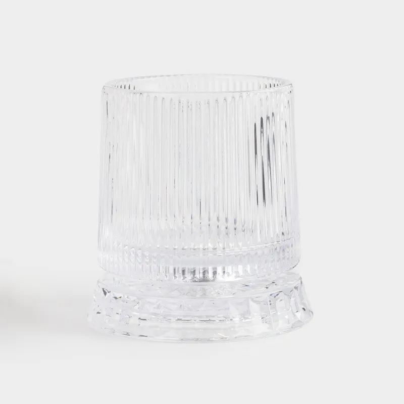Drinking glass, 8 cm, 250 ml, on a stand, glass R, Ribby