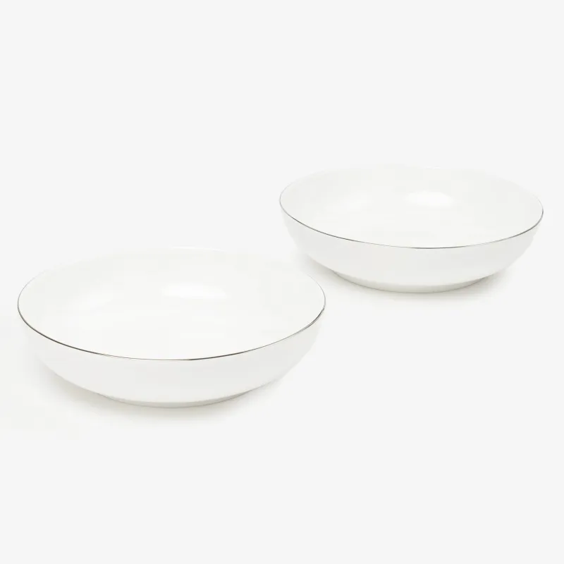 Soup plate, 20x4 cm, 800 ml, 2 pieces, porcelain F, Antarctica, image-1