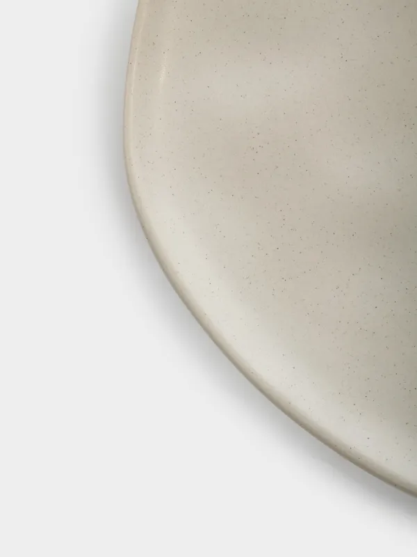 Dinner plate, 27 cm, ceramic, beige, Crumpled effect, Crumple creme, image-2