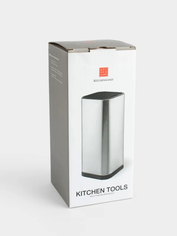 Knife stand, 22 cm, universal, steel, Kitchen tools, image-4