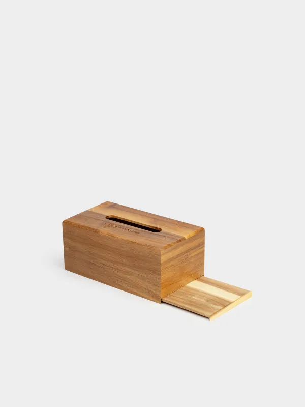 Paper napkin box, 24x12 cm, wood, Eco home, image-4