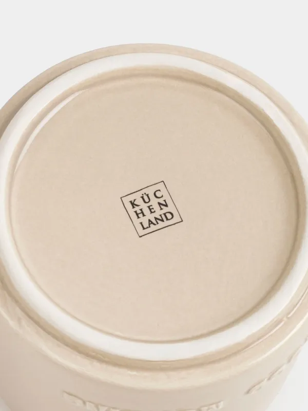 Mug, 450 ml, ceramics, beige, Good morning, Great day, image-3