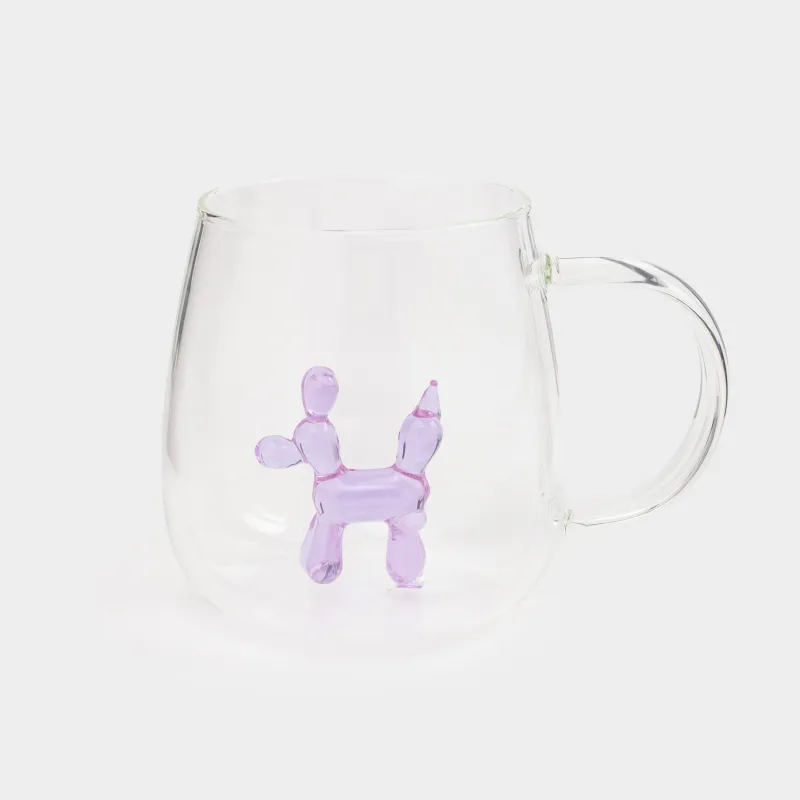 Mug, 400 ml, Glass B, Dog, Shape