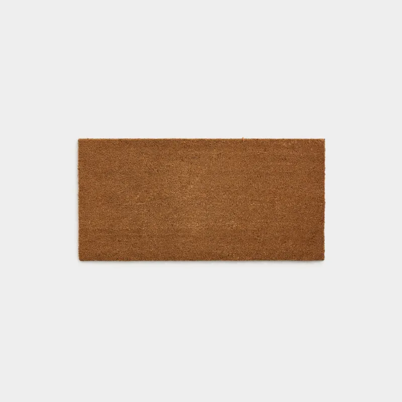 Door mat, 40x80 cm, coconut / PVC, brown, Basic