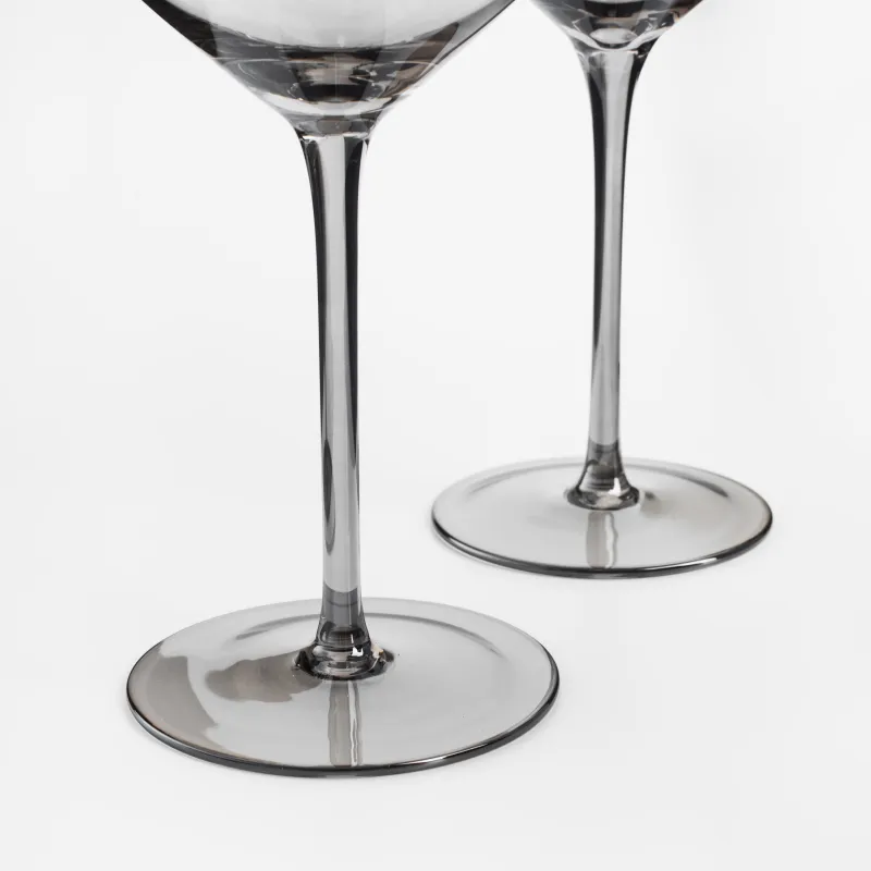 Drinking glass, 560 ml, 2 pcs, crystal glass, grey, Charm L Color, image-1