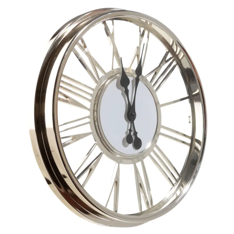 Wall clock, 44 cm, round, golden, Fantastic gold, image-1
