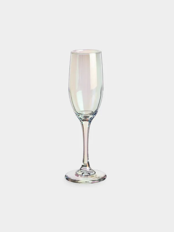 Champagne glass, 180 ml, 2 pcs, glass, mother of pearl, Floyd polar, image-4
