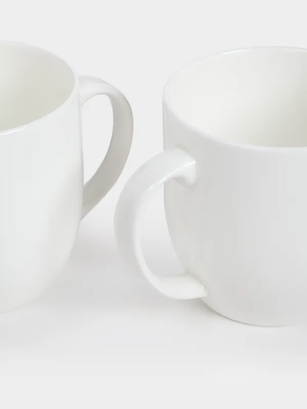 Mug, 370 ml, 6 pcs, porcelain F, white, Ideal white, image-2