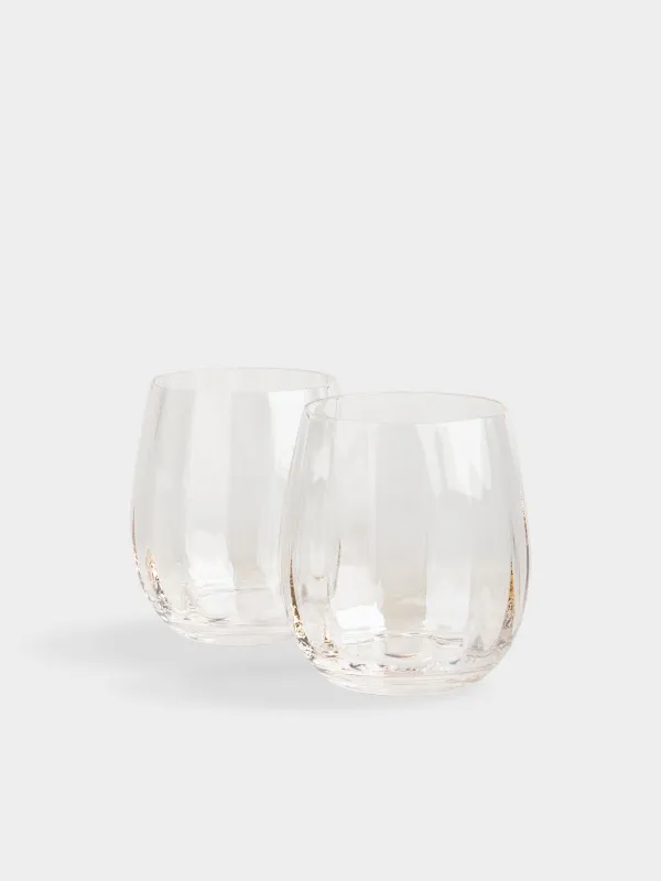 Glass, 10 cm, 450 ml, 2 pcs, glass, beige, Filo R color, image-3