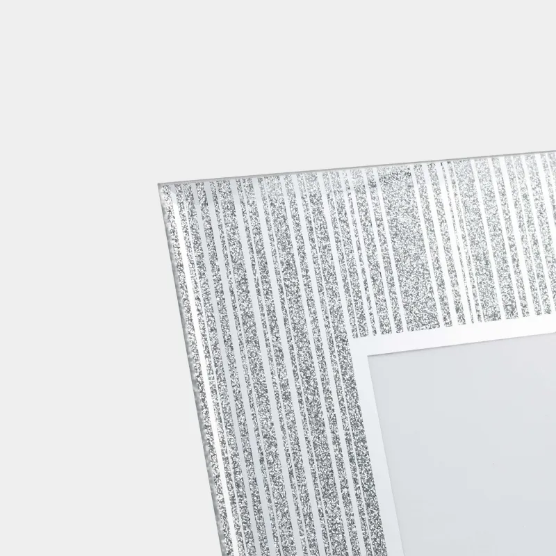 Photo frame, 17x22 cm, glass, silver, Actress, image-1