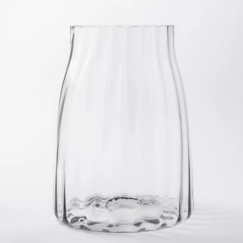 Flower vase, 26 cm, glass, Ledge, image-2