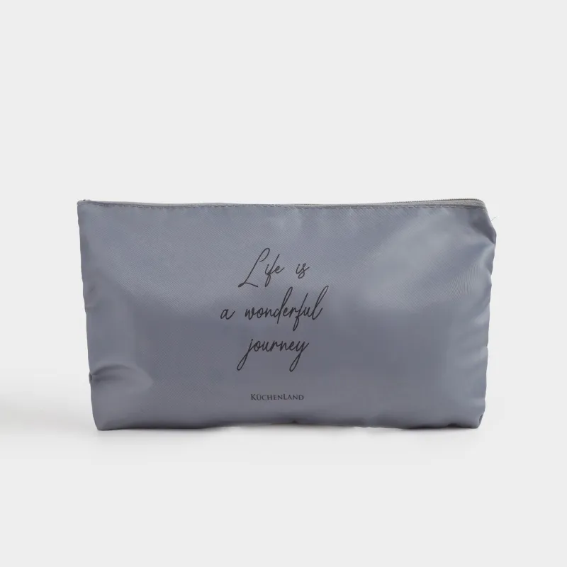 Clothing organizer, 27x16 cm, twill, grey, Travel comfort