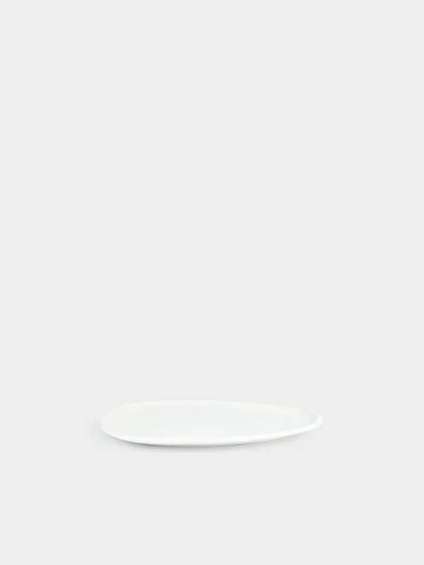 Snack plate, 23x21 cm, porcelain P, white, Synergy, image-2