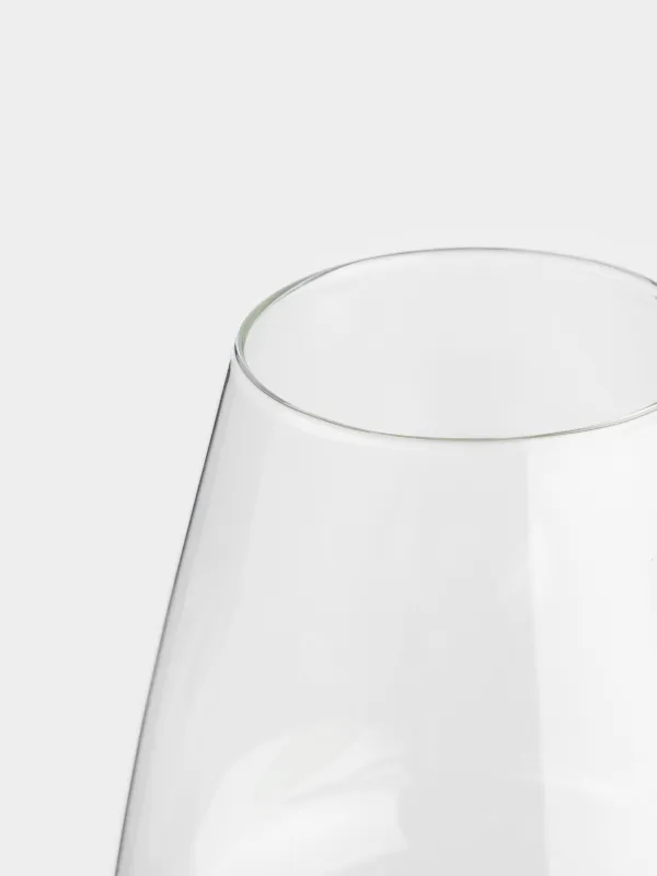 Drinking glass, 470 ml, Glass, Green leaves, Shape, image-4