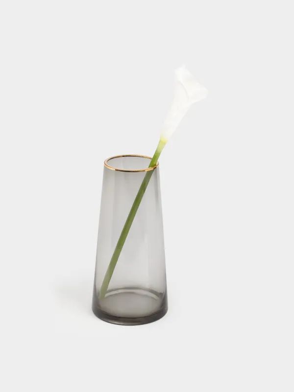 Artificial flower, 45 cm, polyurethane / PVC, White Calla, Flower garden, image-4