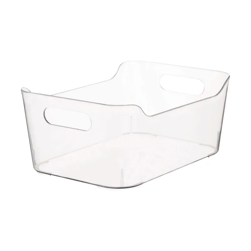 Organizer box, 24x17x10 cm, household, with handles, plastic, Basic