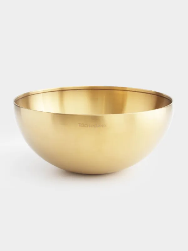 Bowl, 800 ml, steel, golden, Classic gold, image-0