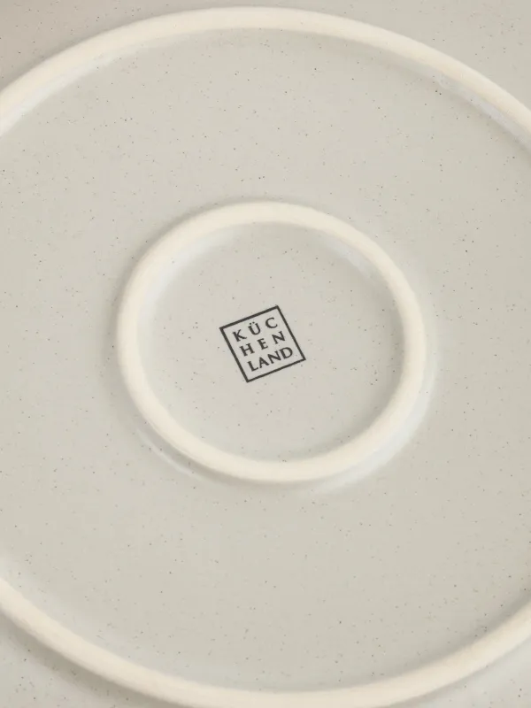 Dinner plate, 27 cm, ceramic, beige, Crumpled effect, Crumple creme, image-5