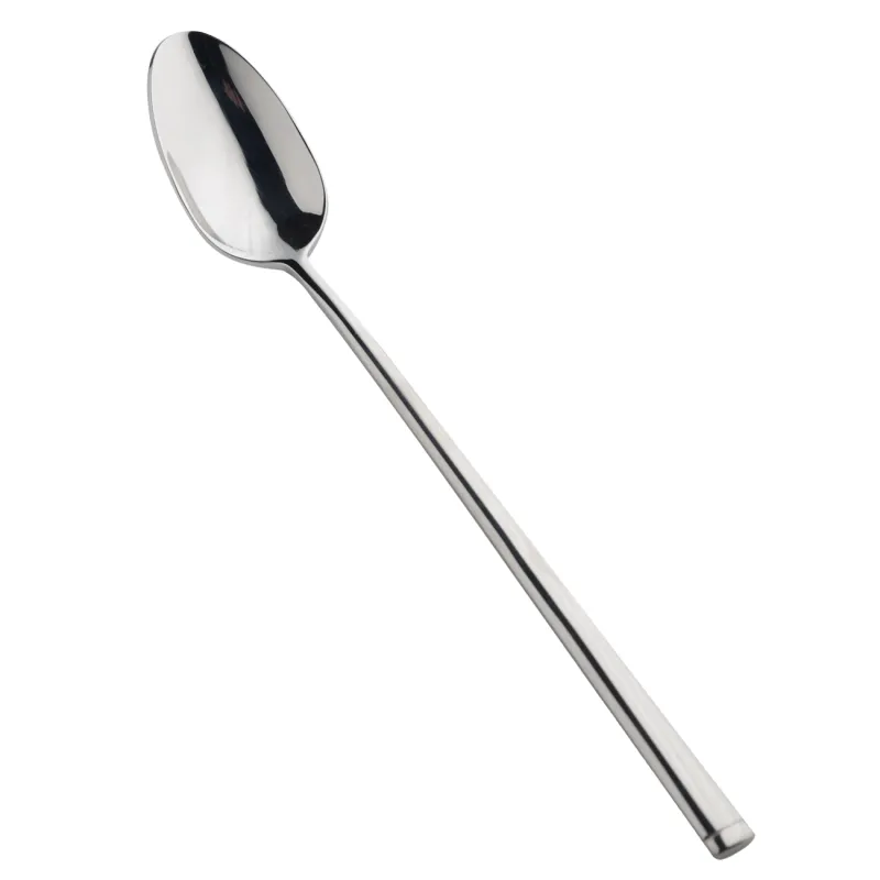 Tea spoon, 6 pcs, with long handle, steel, Madrid, image-1