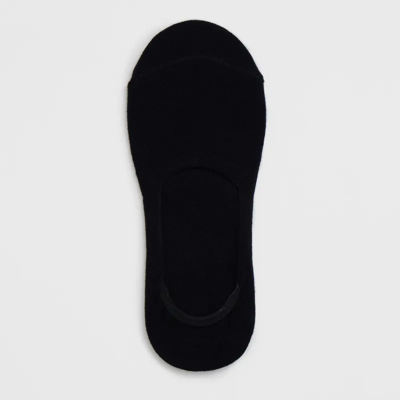 Men's track socks, Size 39-42, cotton / polyester, black, Basic