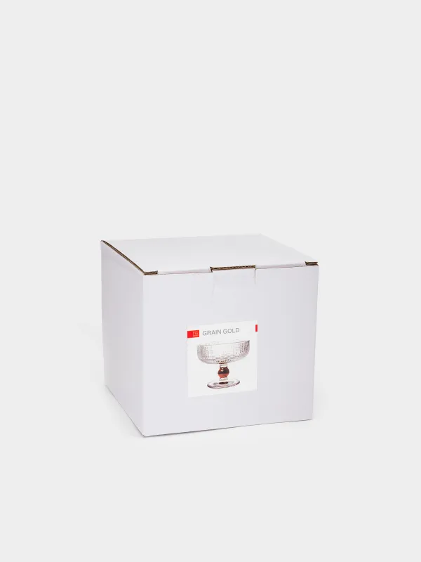 Cream bowl, 10 cm, 280 ml, glass R, Grain gold, image-4