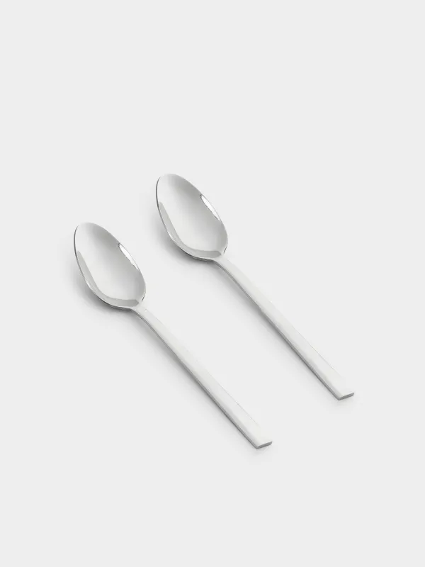Tea spoon, 2 pcs, steel, Rome, image-0