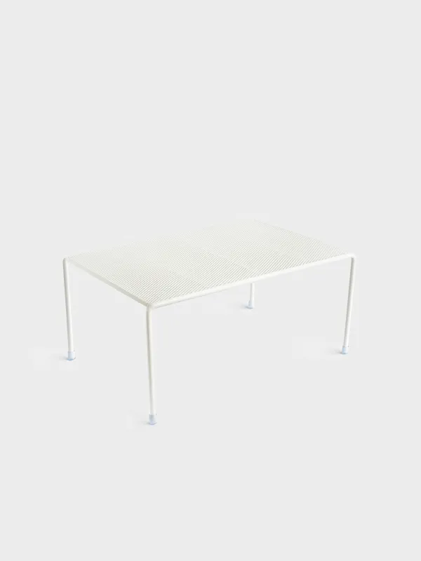Shelf organizer for the cabinet, 35х23 cm, metal, milky, Grid, Method, image-1