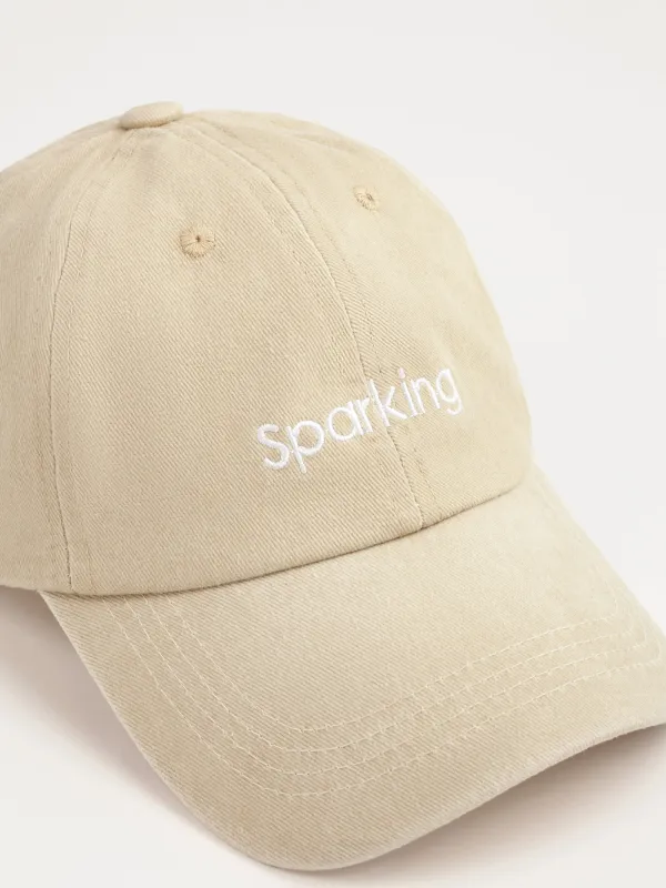 Baseball cap, 58 cm, single size, cotton, beige, Sparkling, Shore, image-2