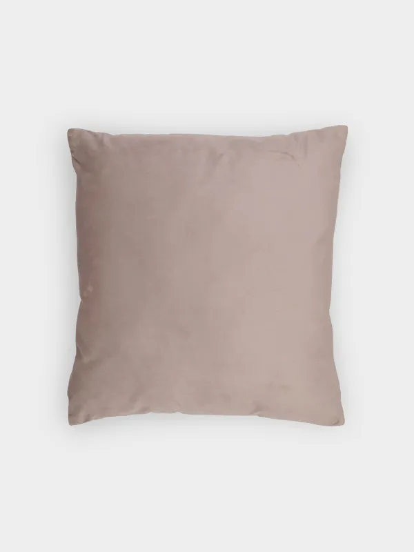 Decorative pillow, 45x45, quilted, corduroy, lilac, Rhombuses, Sewing, image-1