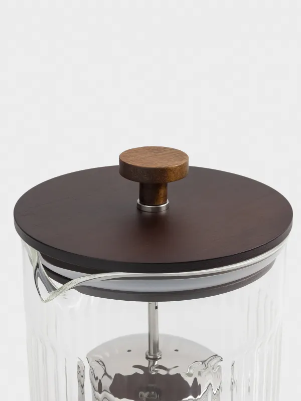 Teapot, 1 l, glass B / steel, Bell R, image-1