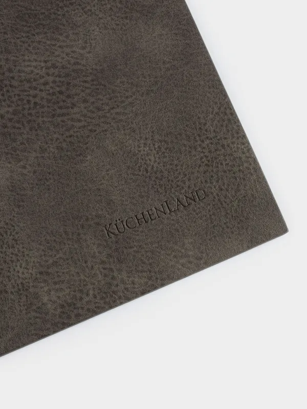 Napkin for appliances, 30x45 cm, PVC, rectangular, dark gray, Rock, image-2