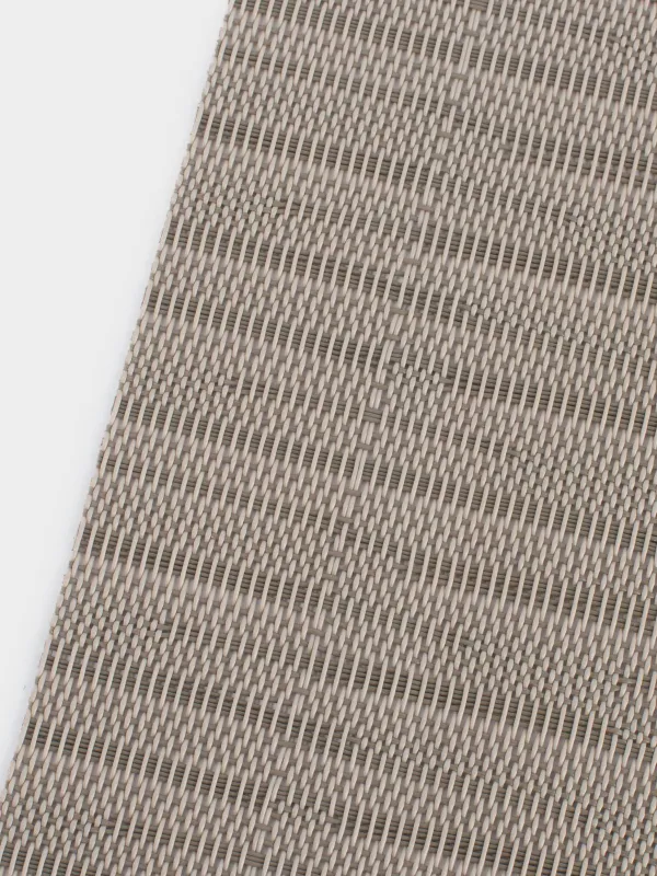 Placemat, 30x45 cm, PVC / polyester, rectangular, brown, Strokes, Solid, image-2