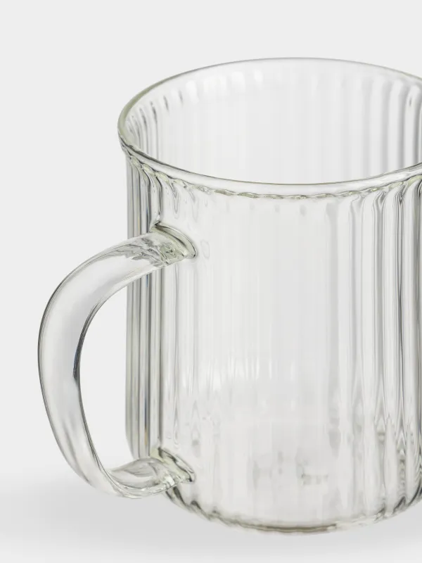 Mug, 430 ml, 2 pcs, glass B, Ribby, image-1
