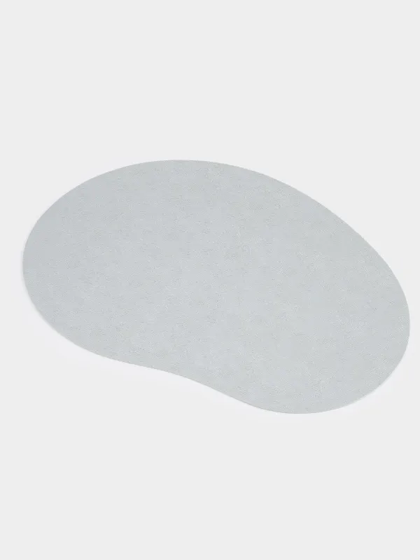 Napkin for appliances, 32x43 cm, PVC, double-sided, curly, silver/Champagne, Rock, image-1