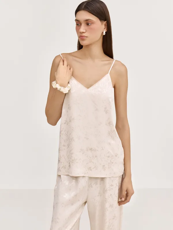  Elastic hair band, 6 cm, with rhinestones, polyester, milky, Silk, image-4