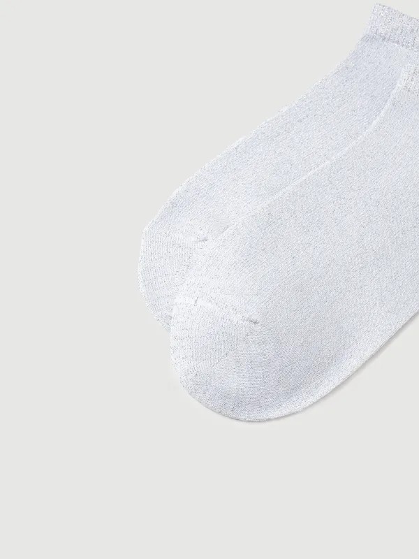 Women's socks, p. 36-38, cotton / polyester, white, Glint, image-3