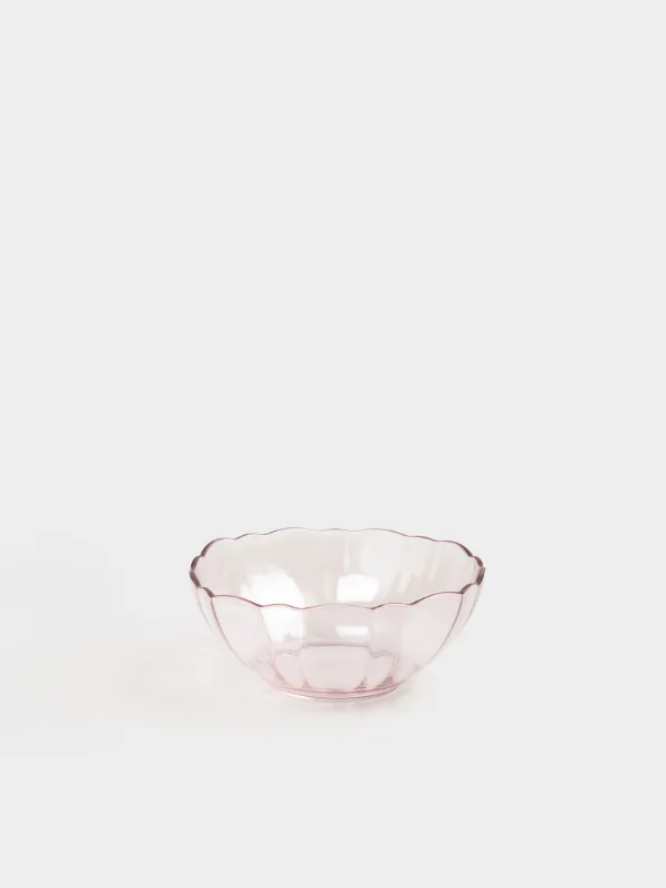 Bowl, 12x5, 300 ml, glass, purple, Nelton color, image-1