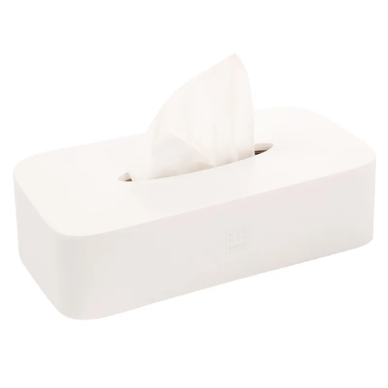 Paper napkin box cover, 26x13 cm, polyresin, white, Vesta, image-4