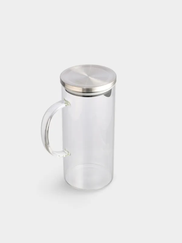 Jug, 1,4 l, with filter lid, glass B, Apple, image-2