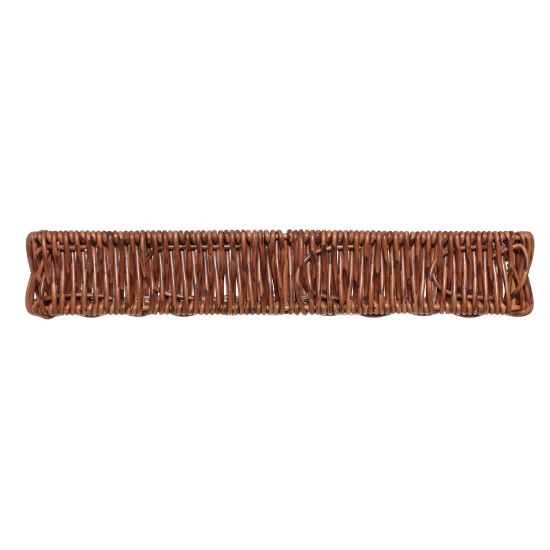 Tray, 30x20 cm, rattan, rectangular, brown, Blendy, image-3