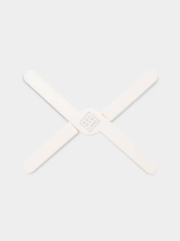 Hot plate, 21 cm, folding, silicone, Milk, Soft kitchen, image-0