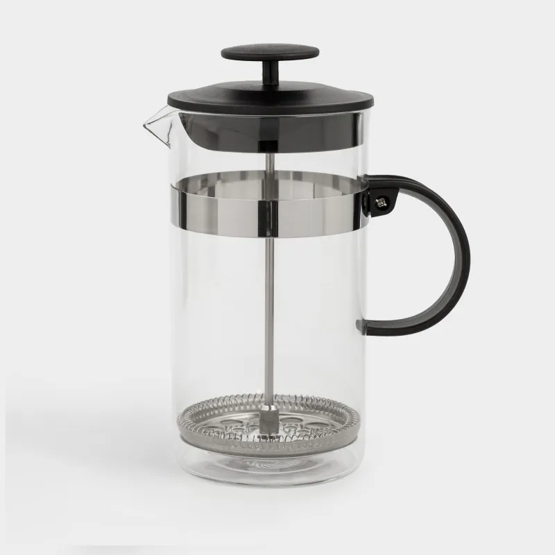 French press, 1 l, used glass / steel, Flavor