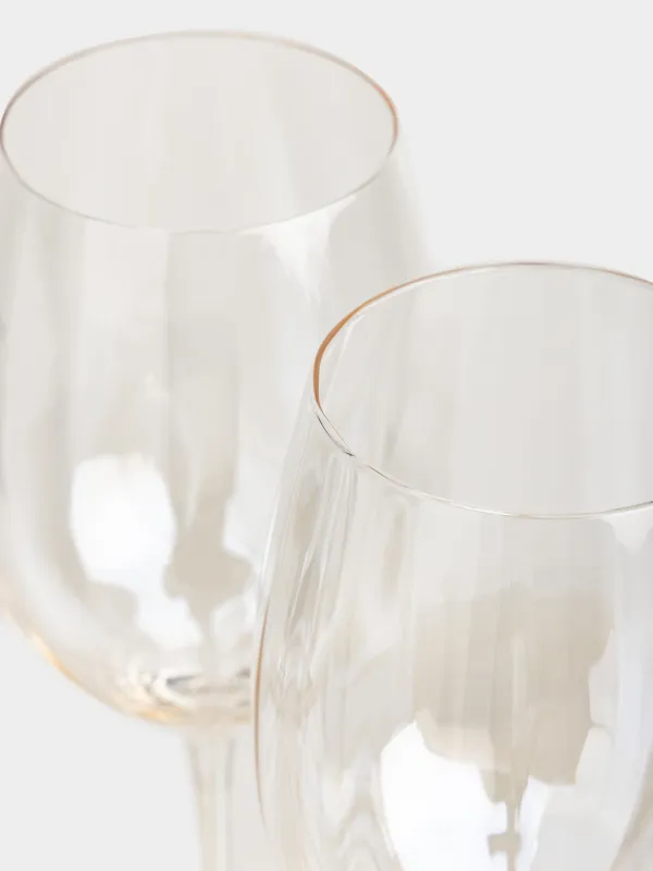 Drinking glass, 470 ml, 2 pcs, glass, beige, Filo R color, image-2