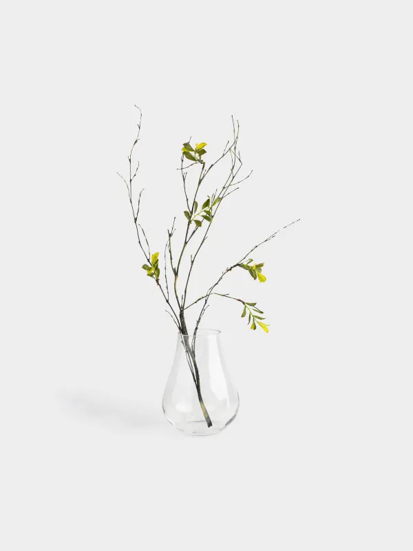 Flower vase, 25 cm, glass, Flask, image-2