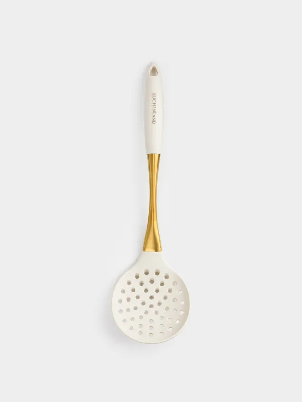 Skimmer, 36 cm, silicone / steel, milky gold, Pintino, image-0