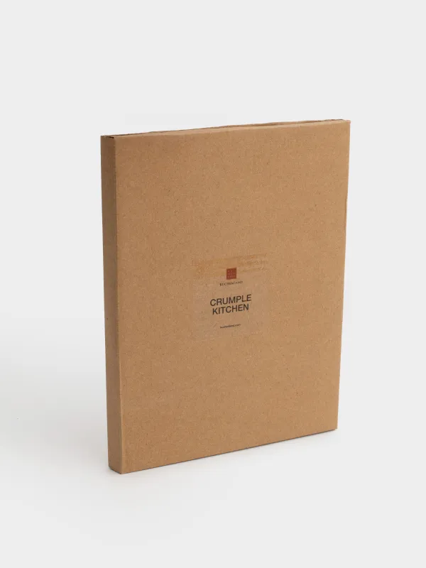 Hot trivet, 15x20 cm, ceramic, oval, milky, Crumpled effect, Crumple kitchen, image-5