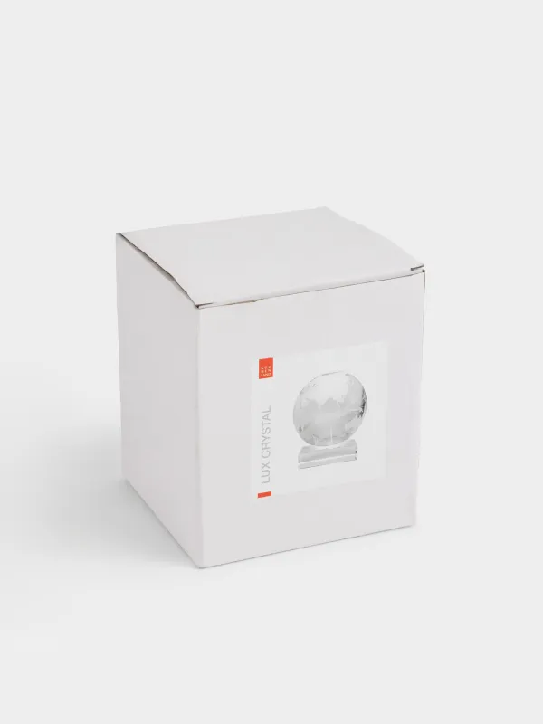 Statuette, 11 cm, crystal glass, Globe, Lux crystal, image-3
